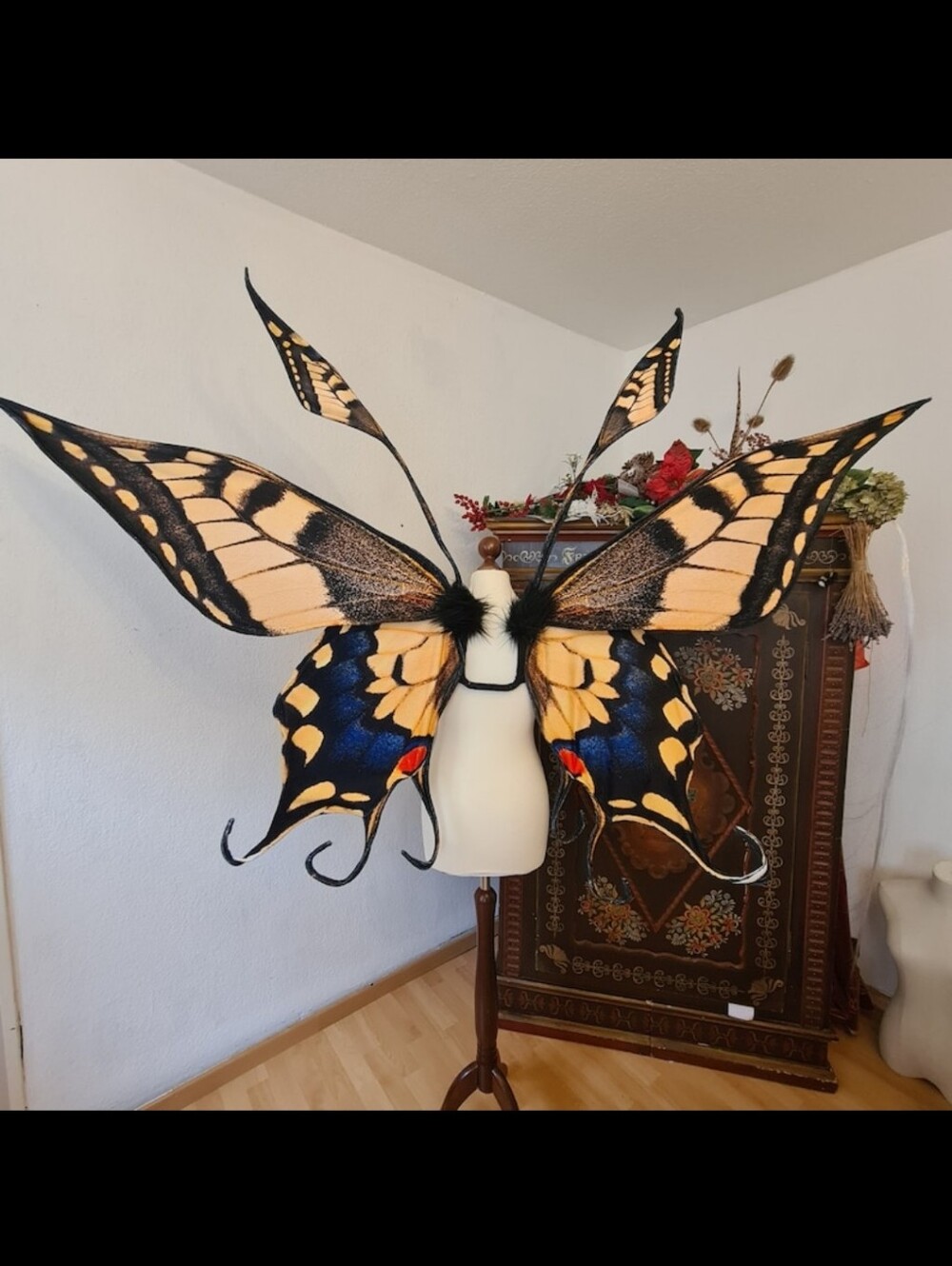 Fairykillcreations Atlas Moth Artisan Wings. New. Cottagecore Fairycore Costume